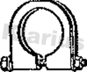 Uitlaatklem MERC 46 47 430012