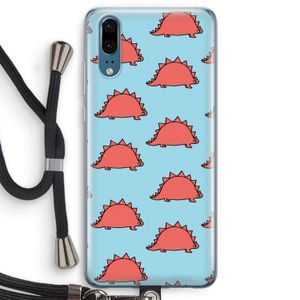 Dinosawrr: Huawei P20 Transparant Hoesje met koord