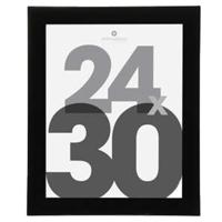Atmosphera Fotolijstje Olympus - voor een foto van 24 x 30 cm - zwart - Kunststof/glas