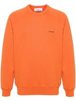 Stone Island sweat en coton à logo appliqué - Orange