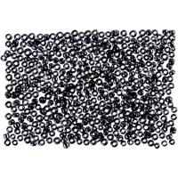Creativ Company Rocailles, d 1,7 mm, afm 15/0, gatgrootte 0,5-0,8 mm, donkergrijs, 500 gr/ 1 zak Creativ Company Rocailles, d 1,7 mm, afm 15/0, gatgrootte 0,5-0,8 mm, donkergrijs, 500 gr/ 1 zak