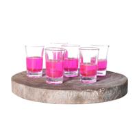 Alessandro Shotglaasjes Florencia - 12x stuks - glas - 60 ml - borrelglazen - likeurglazen