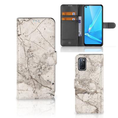OPPO A72 | OPPO A52 | Bookcase | Marmer Beige