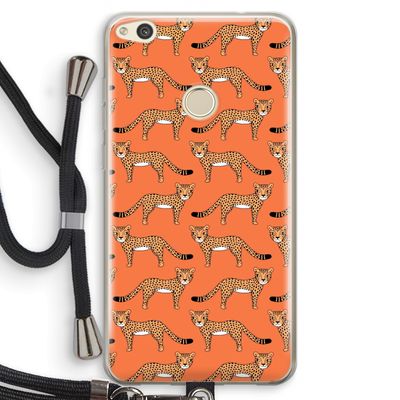 Cheetah: Huawei Ascend P8 Lite (2017) Transparant Hoesje met koord