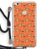 Cheetah: Huawei Ascend P8 Lite (2017) Transparant Hoesje met koord