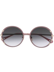 Chloé Eyewear lunettes de soleil à monture ronde - Rose