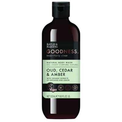 Baylis & Harding Baylis & Harding Goodness Body Wash Oud, Cedar & Amber - 500 ml