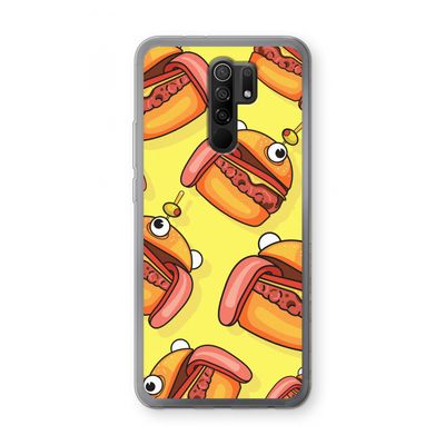Hamburger: Xiaomi Redmi 9 Transparant Hoesje