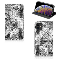 Mobiel BookCase Apple iPhone 11 Skulls Angel