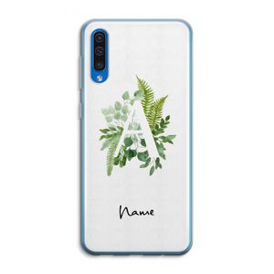 Green Brush: Samsung Galaxy A50 Transparant Hoesje