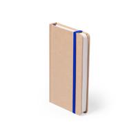 Luxe Notitieboekje - blauw - A6 (9 x 14 cm) - karton/papier - Schriftje, Opschrijfboekje