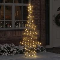 VidaXL Kerstboom met 240 led warmwit 180 cm rattan