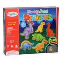 Gips Gieten Glow in the Dark Magneten - Dino&apos;s