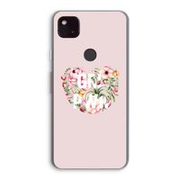 GRL PWR Flower: Google Pixel 4a 5G Transparant Hoesje