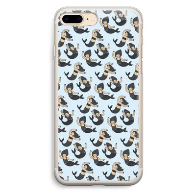Zeemeermin: iPhone 7 Plus Transparant Hoesje