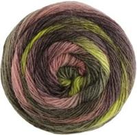 Lana Grossa Meilenweit 100 Color Mix Soft 063 Donker/bladig/bos/mos/grijs/lichtgroen