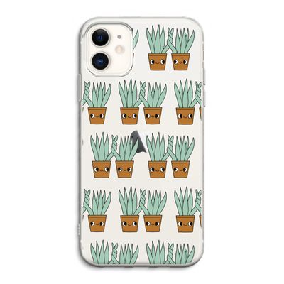 Sansevieria: iPhone 11 Transparant Hoesje