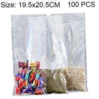 100 stuks voedsel vacuüm verpakking van doorzichtig Plastic zakje vers houden nylontas grootte: 19.5 x 20 5 cm