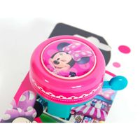 Disney Minnie Mouse Fietsbel Roze/Groen - thumbnail