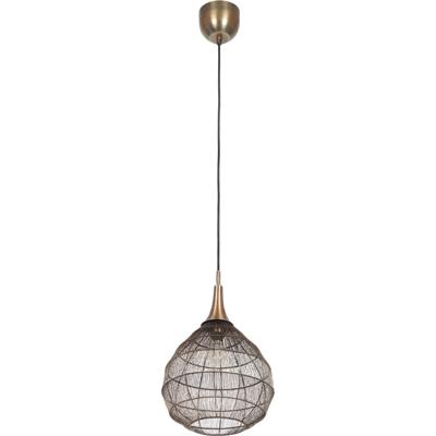 LED Hanglamp - Hangverlichting - Trion Sorana - E27 Fitting - 1-lichts - Rond - 42cm - Oud Brons - Metaal