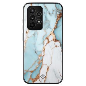 Samsung Galaxy A53 hoesje - Marmer lichtblauw
