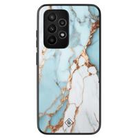 Samsung Galaxy A53 hoesje - Marmer lichtblauw