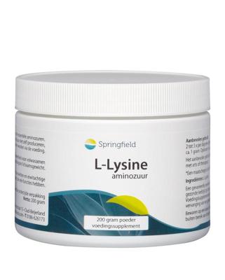 Springfield L-Lysine HCL poeder Springfield L-Lysine HCL poeder