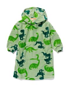 HEMA Kinder Nachthemd Fleece Dino Onesize Maat 98 - 128 (.)