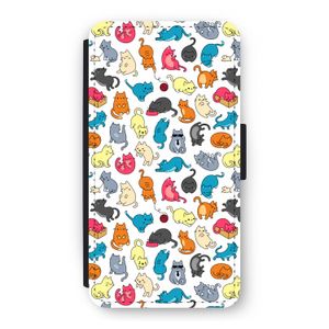 Kleurrijke katten: iPhone 11 Pro Flip Hoesje