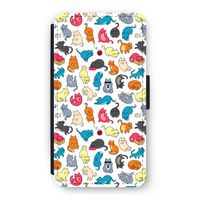 Kleurrijke katten: iPhone 11 Pro Flip Hoesje
