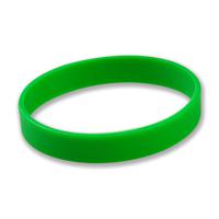 Siliconen armbandjes - stretch - groen - polsbandjes - volwassenen