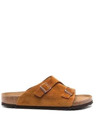 Birkenstock sandales Zürich à boucles - Marron