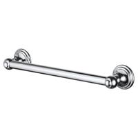 Enkele handdoekhouder Haceka Allure | Wandmontage | 30 cm | RVS | Rond | Chroom