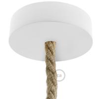 Houten plafondkap kit | voor Touwsnoer XL | Wit | Creative-Cables | Creative-Cables | Creative-Cables | Creative-Cables | Creative-Cables | Creative-