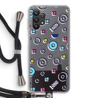 8-bit N°9: Samsung Galaxy A32 5G Transparant Hoesje met koord