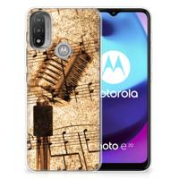 Motorola Moto E20 | E40 | Siliconen hoesje | met foto Bladmuziek