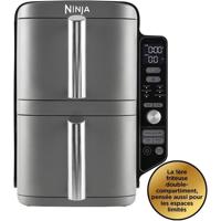 NINJA Foodi olievrije friteuse - Double Stack SL400EU - 9,5 L - 2 onafhankelijke kookladen - 6 kookmodi - 2470W