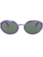 Marni lunettes de soleil To-Sua à monture ovale - Violet