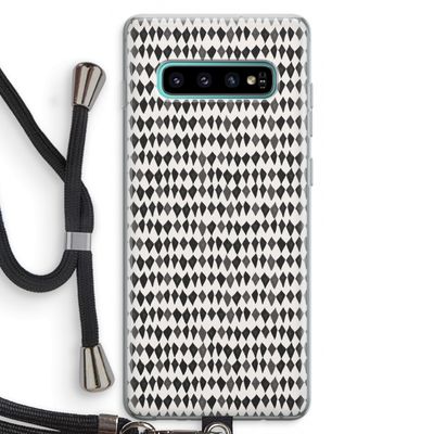 Crazy shapes: Samsung Galaxy S10 Plus Transparant Hoesje met koord