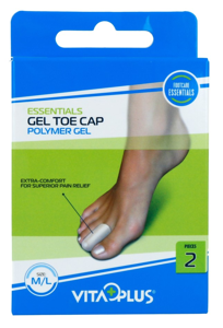 Vitaplus Essentials Gel Toe Cap Polymer Gel maat M/L