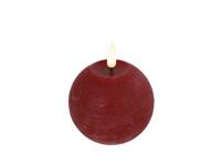 Ledkaars Lyon ro 8x8x9 cm rood - Countryfield