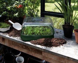 Bloempot Green basics kweektray m blad groen - elho