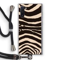 Arizona Zebra: Samsung Galaxy Note 10 Transparant Hoesje met koord