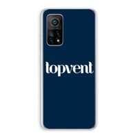 Topvent Navy: Xiaomi Mi 10T 5G Transparant Hoesje
