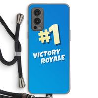 Victory Royale: OnePlus Nord 2 5G Transparant Hoesje met koord