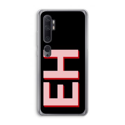 Monogram: Xiaomi Mi Note 10 Transparant Hoesje