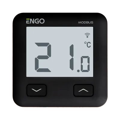 ENGO E10-MBUSB - Wi-Fi-thermostaat met MODBUS, 230V, Zwart