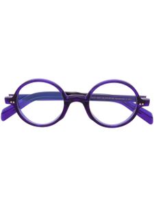 Cutler & Gross lunettes de vue à monture ronde - Bleu