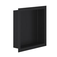 Inbouwnis BWS Colorato 30x30x7 cm Mat Zwart