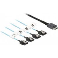 DeLOCK 85468 Serial Attached SCSI (SAS)-kabel 0,5 m 12 Gbit/s Zwart